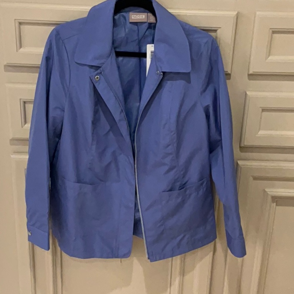 Chico's Blue/Purple  Modern Chic Design Size 1